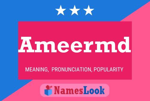 Ameermd Name Poster