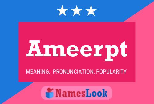 Ameerpt Name Poster