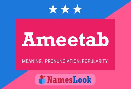 Ameetab Name Poster