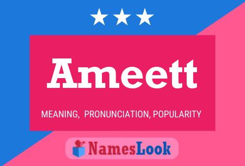 Ameett Name Poster