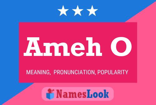 Ameh O Name Poster