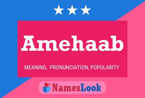 Amehaab Name Poster