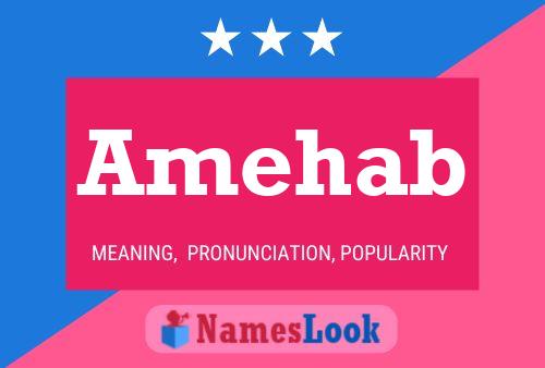 Amehab Name Poster