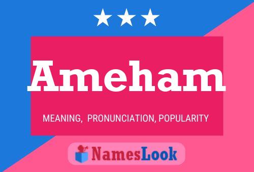 Ameham Name Poster