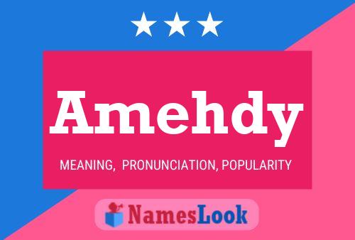 Amehdy Name Poster