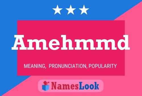 Amehmmd Name Poster