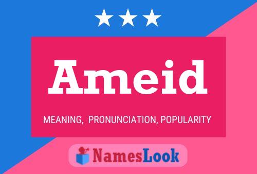 Ameid Name Poster