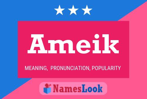 Ameik Name Poster