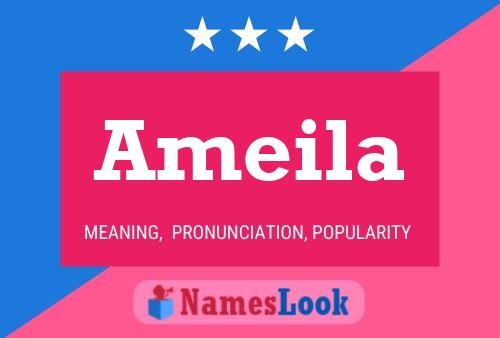 Ameila Name Poster