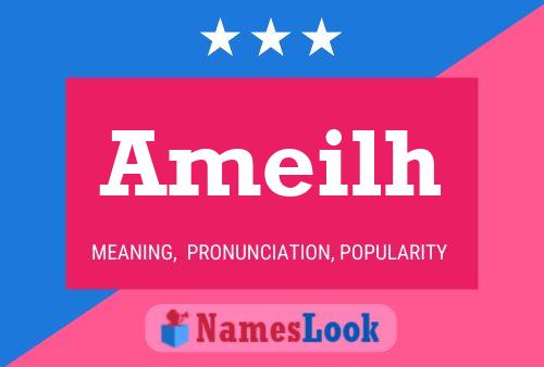 Ameilh Name Poster