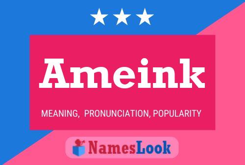 Ameink Name Poster