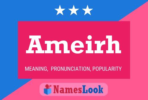 Ameirh Name Poster