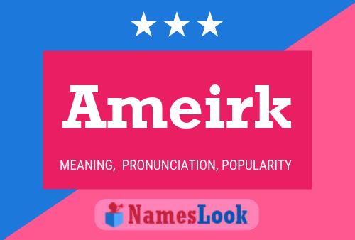 Ameirk Name Poster