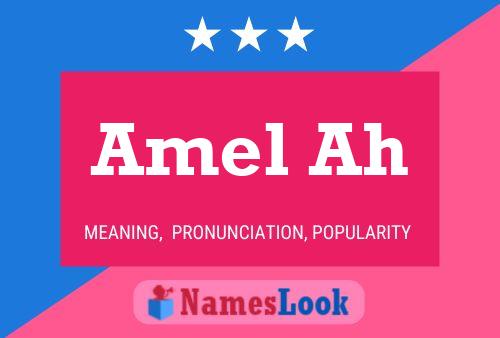 Amel Ah Name Poster