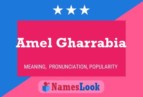 Amel Gharrabia Name Poster