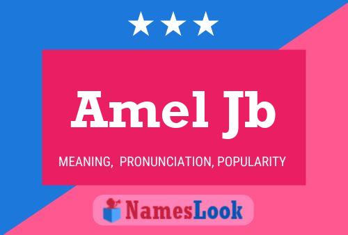 Amel Jb Name Poster