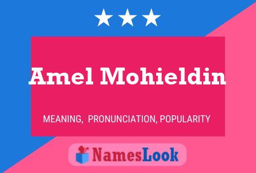 Amel Mohieldin Name Poster