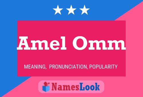 Amel Omm Name Poster