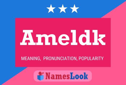 Ameldk Name Poster