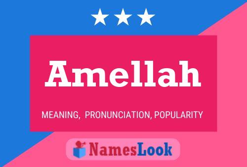 Amellah Name Poster