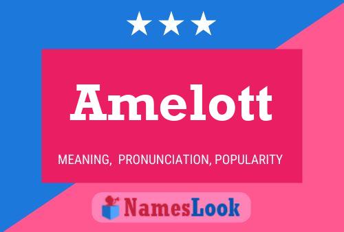 Amelott Name Poster