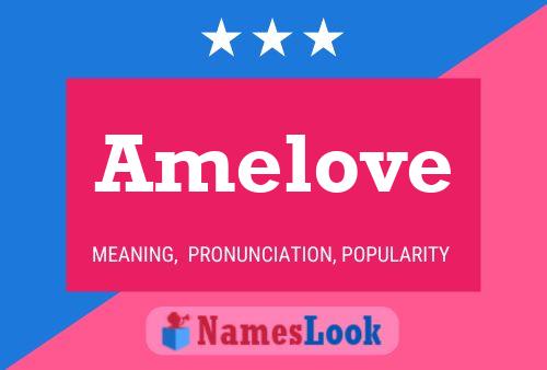 Amelove Name Poster