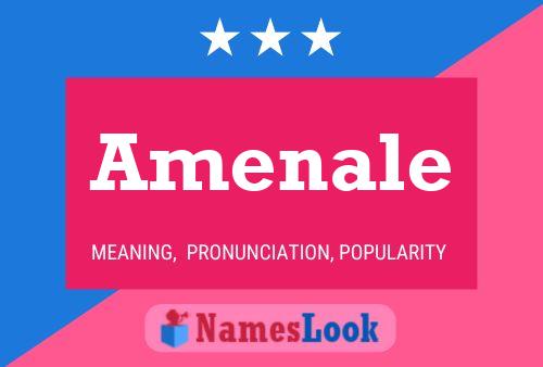 Amenale Name Poster