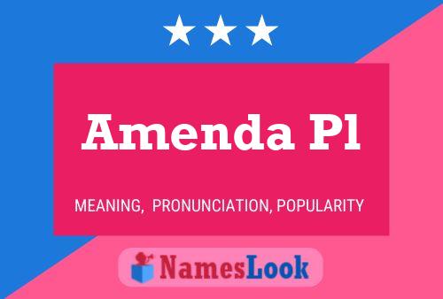 Amenda Pl Name Poster