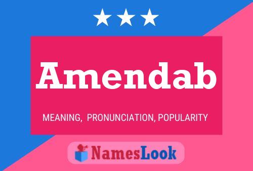 Amendab Name Poster