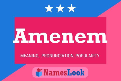 Amenem Name Poster