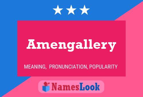 Amengallery Name Poster