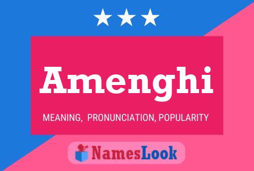 Amenghi Name Poster