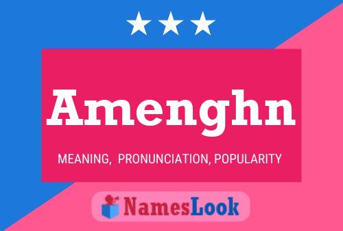 Amenghn Name Poster