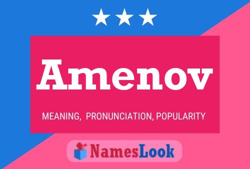 Amenov Name Poster