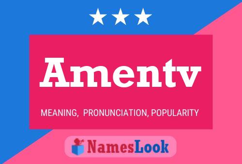 Amentv Name Poster