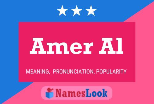 Amer Al Name Poster