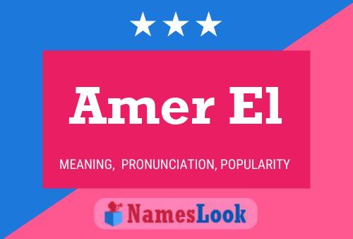 Amer El Name Poster