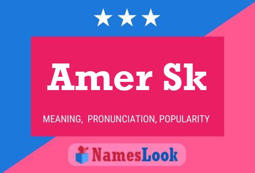 Amer Sk Name Poster