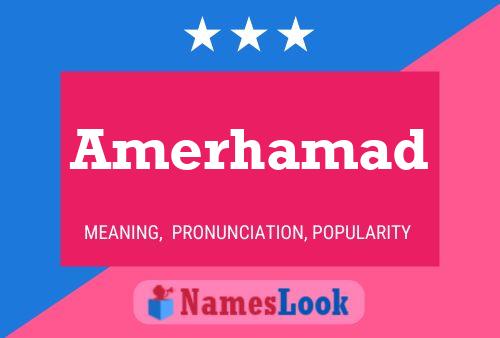 Amerhamad Name Poster