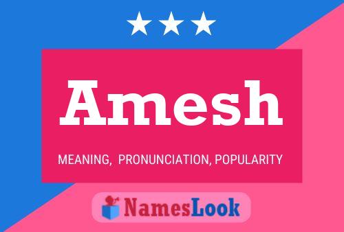 Amesh Name Poster