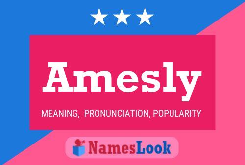 Amesly Name Poster