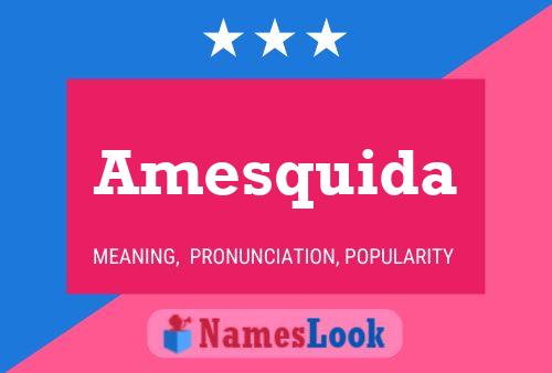 Amesquida Name Poster