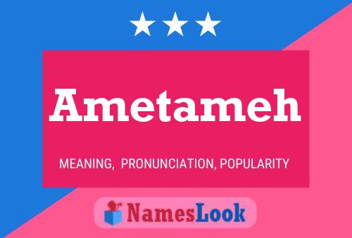 Ametameh Name Poster