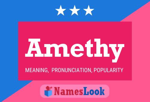 Amethy Name Poster