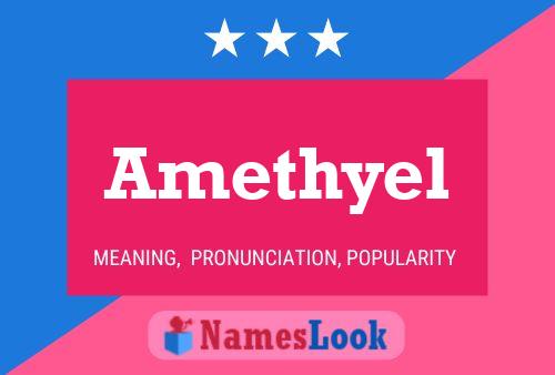 Amethyel Name Poster