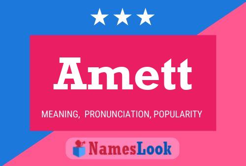 Amett Name Poster