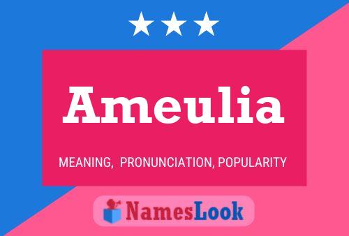 Ameulia Name Poster