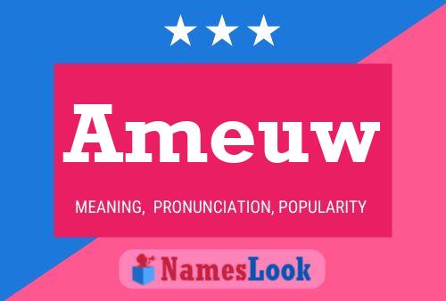 Ameuw Name Poster