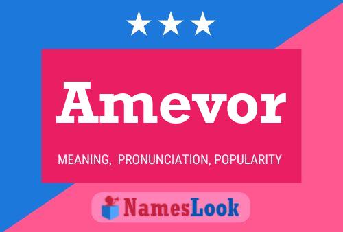 Amevor Name Poster