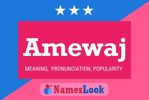 Amewaj Name Poster